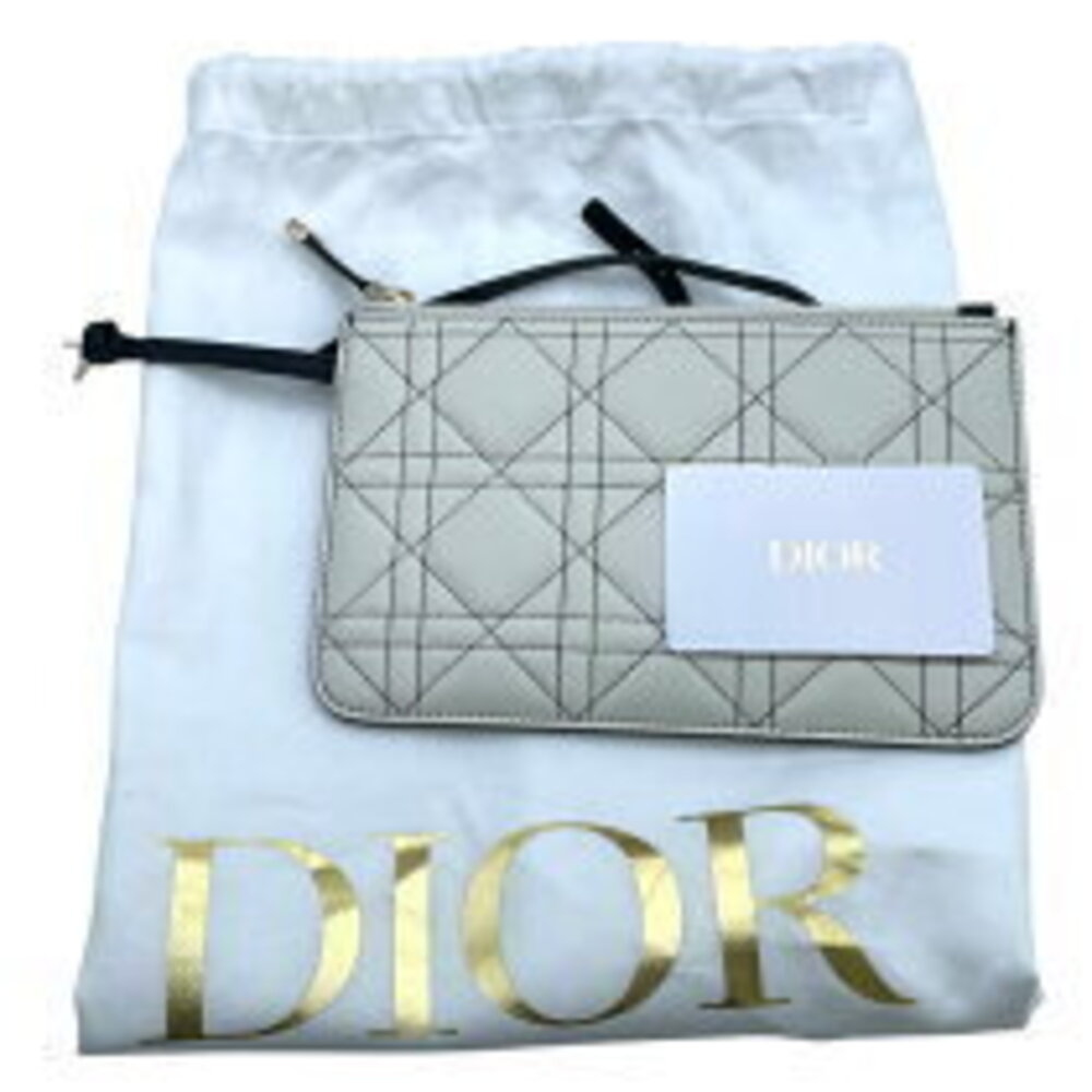 Dior Black Toujours Christian White Handbag Calfskin - Picture 8 of 10